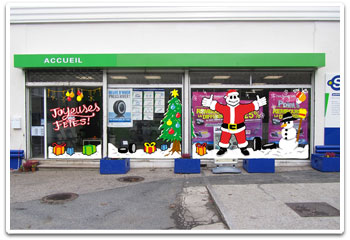 Point.S - d&eacute;coration vitrine